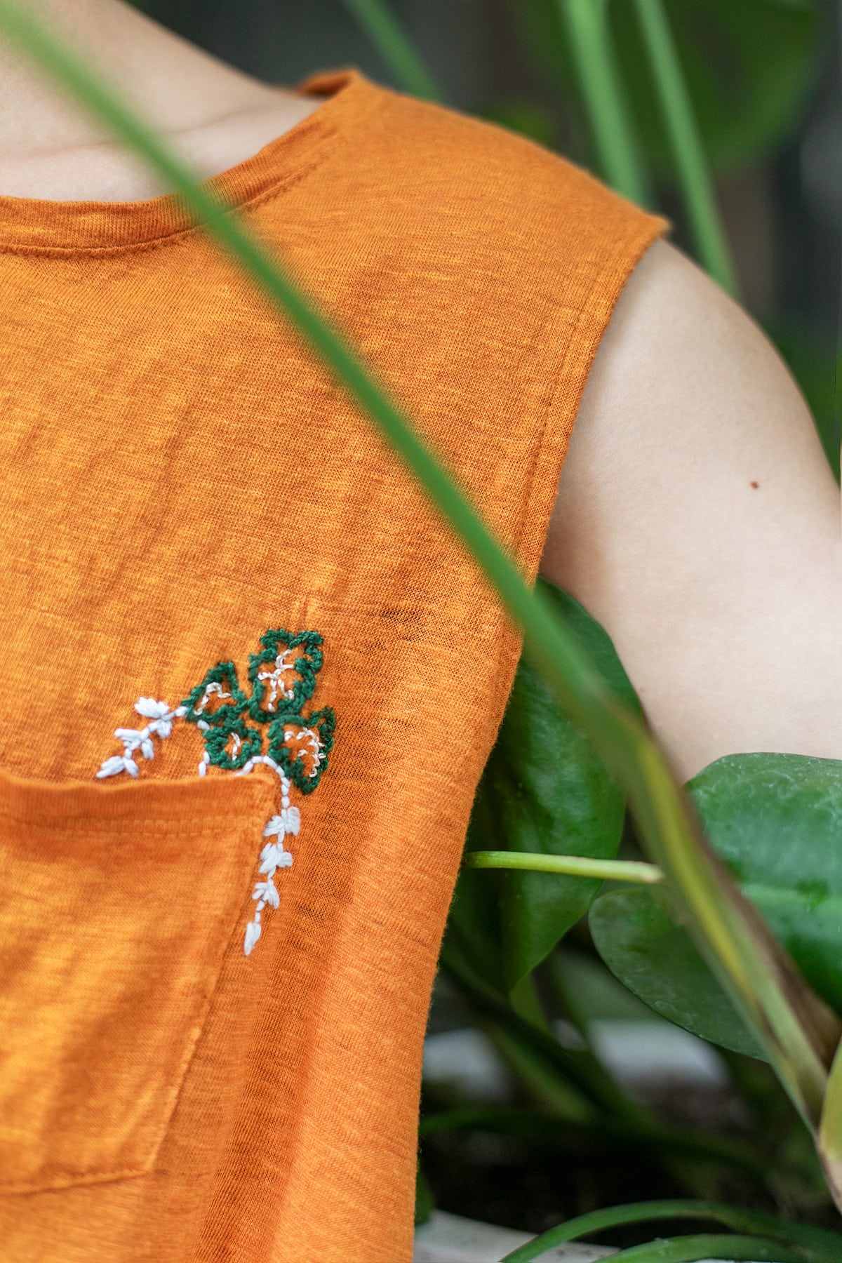 DIY Embroidered Pocket Plants for Beginners | ctrl + curate