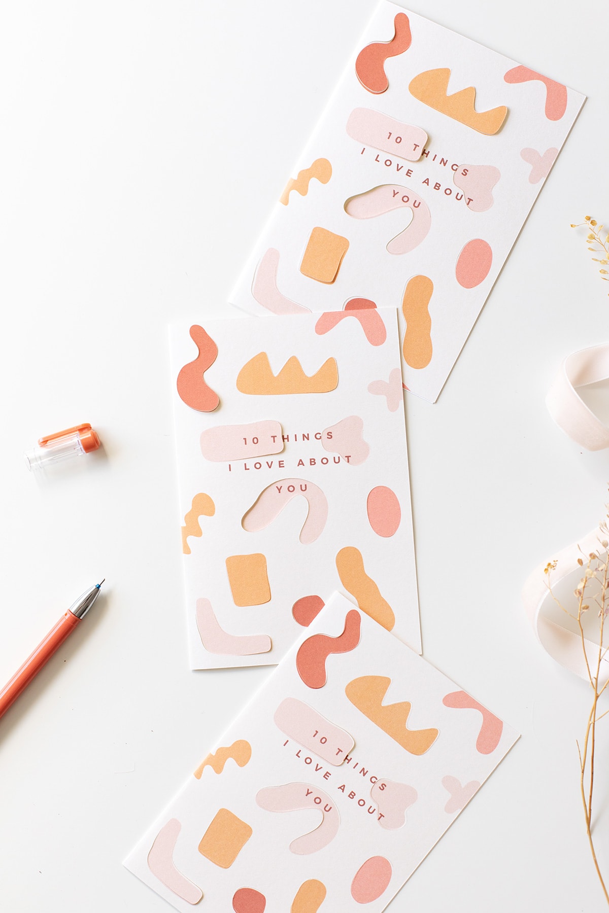 Reasons Why I Love You Printable Valentine's Day Card | ctrl + curate