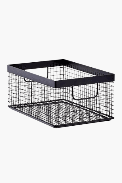 Aesthetic Storage Baskets For Billy, Black Bookcase With Storage Bins